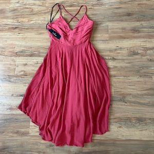 Troulos Rust Red Lulus Dress